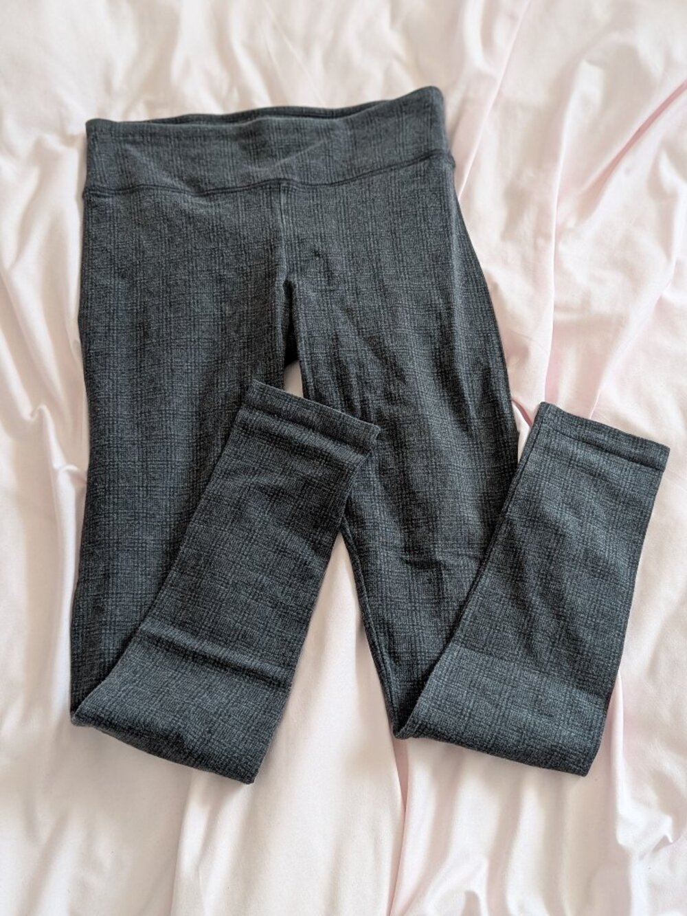 Original Nicole Miller Grey Textured Knit Leggings S